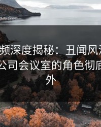 樱桃视频深度揭秘：丑闻风波背后，明星在公司会议室的角色彻底令人意外
