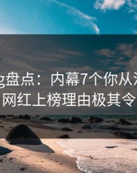 糖心vlog盘点：内幕7个你从没注意的细节，网红上榜理由极其令人震惊