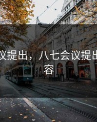 八七会议提出，八七会议提出什么内容